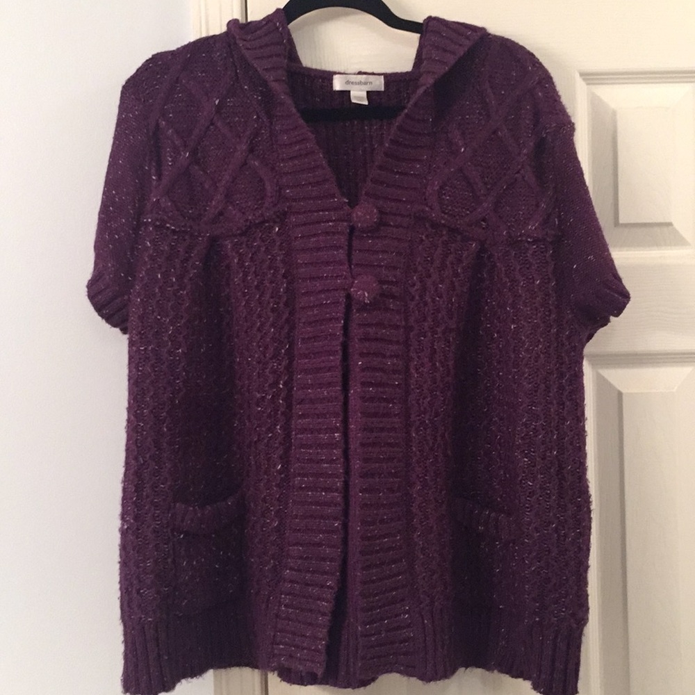 Women’s Hooded Short Sleeve Sweater